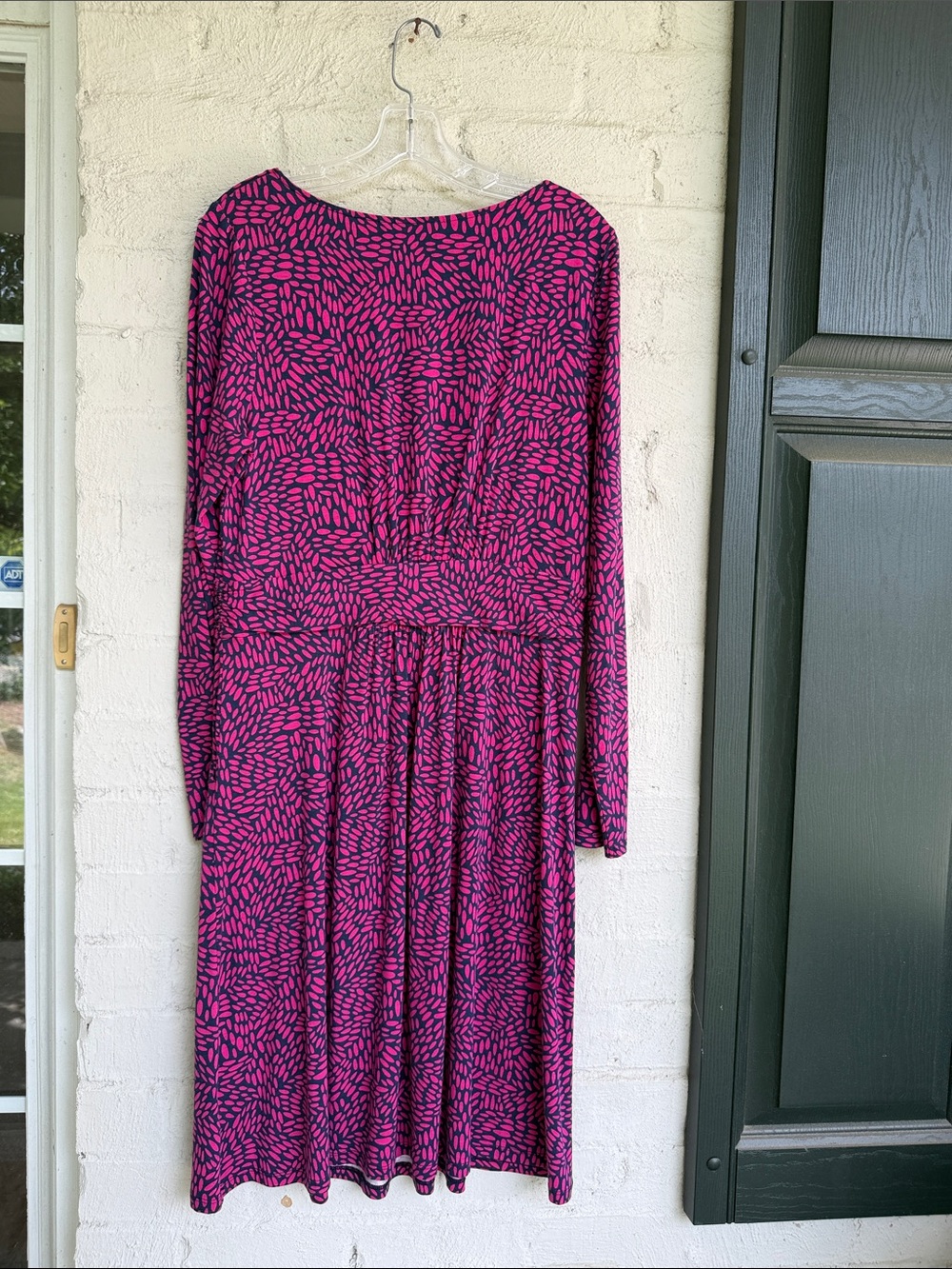 Boden Abigail Long Sleeve Jersey Midi Dress Size 10 - Picture 7 of 12